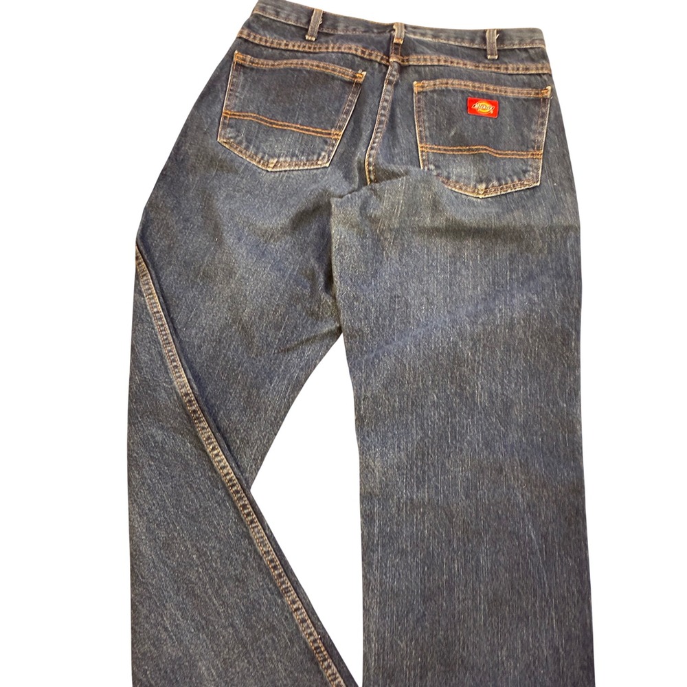 Dickies Vintage Y2K Dark Wash Denim Jeans Straight Leg Mens 29x32